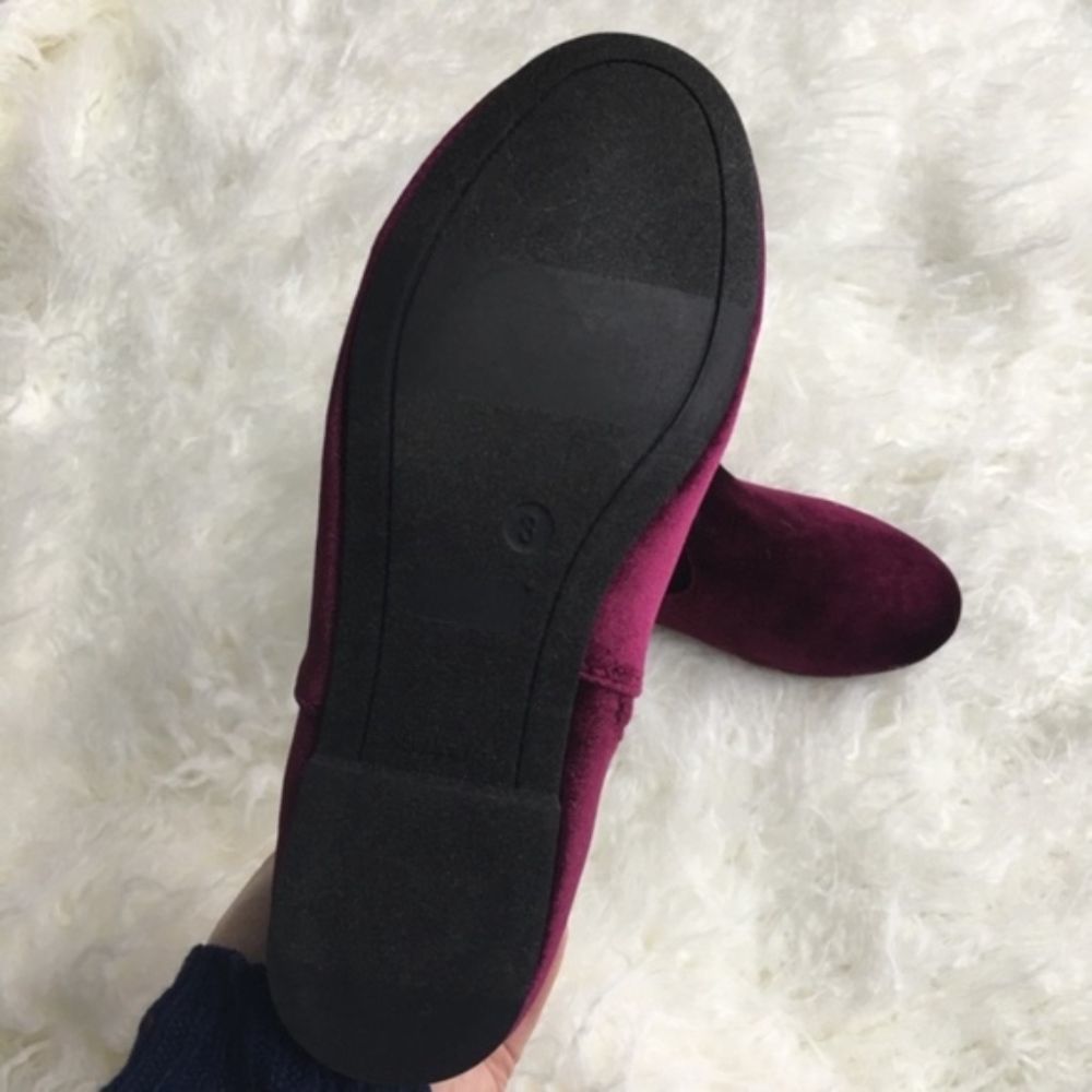 Art Class Paris Velvet Fashion Boots Burgundy New - Picture 5 of 6